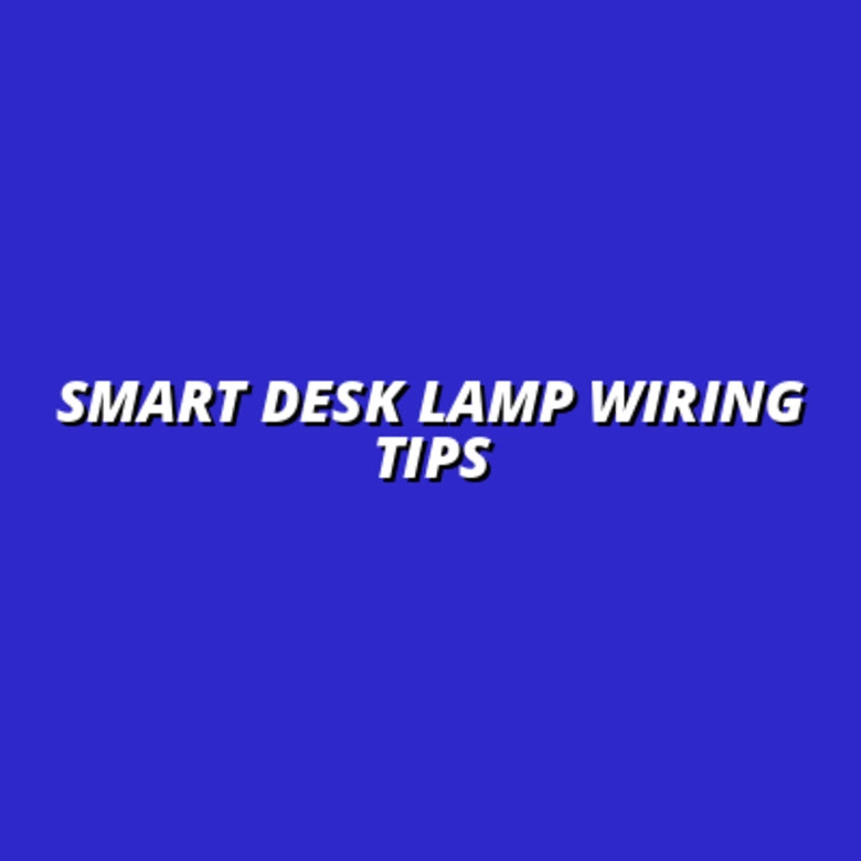 desk lamp wiring solutions for clutter-free spaces