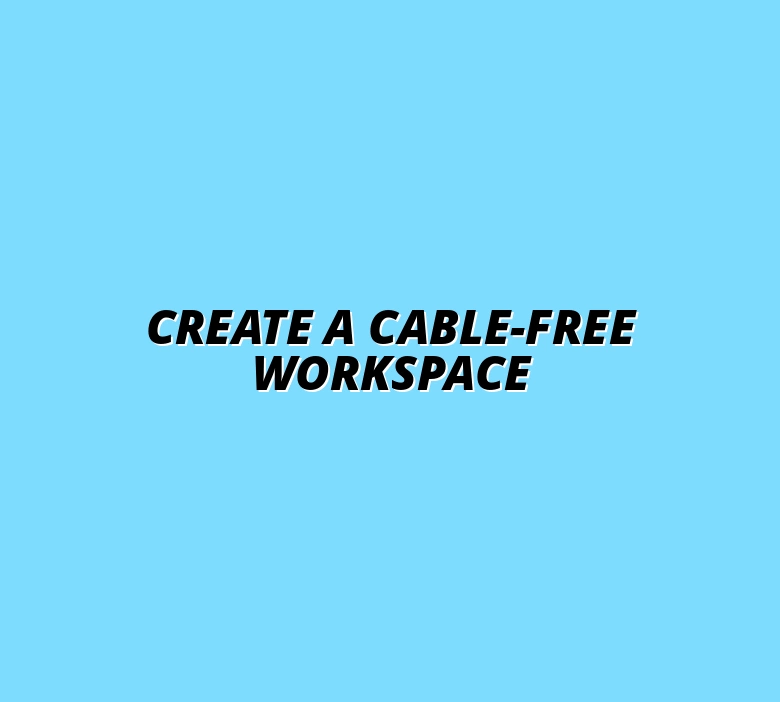 designing a cable-free workspace with desk lamps