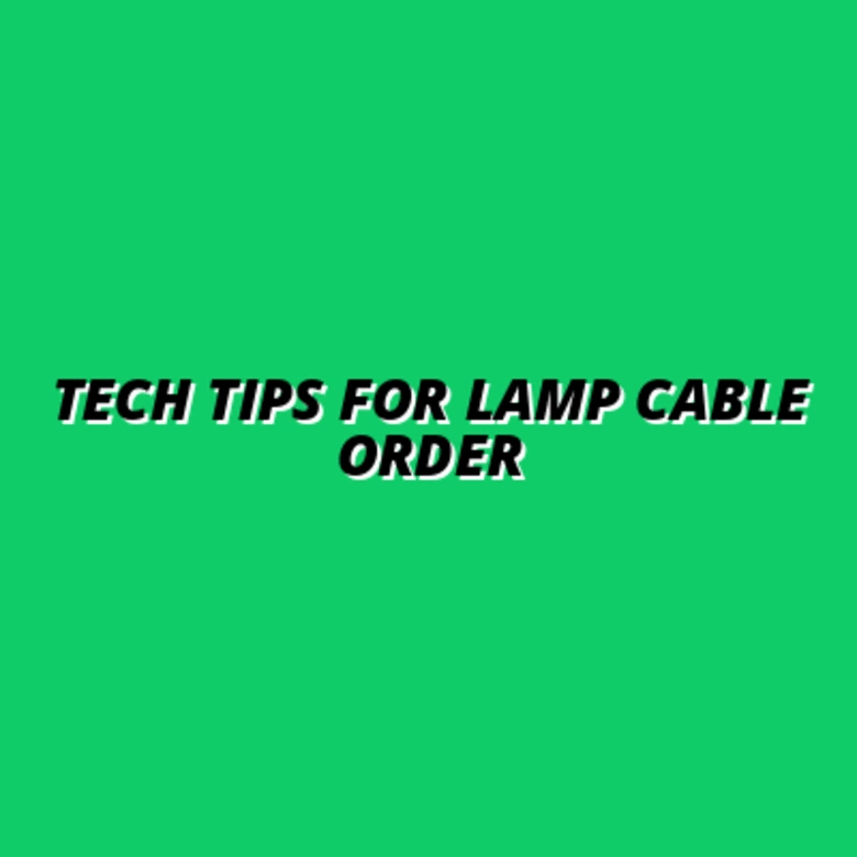 integrating technology for desk lamp cable organization